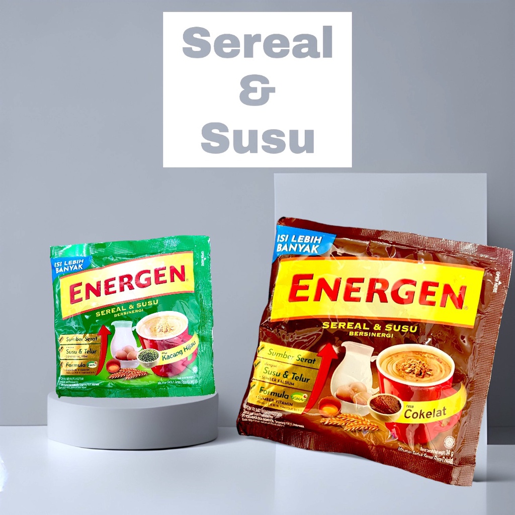 MINUMAN SEREAL ENERGEN NETTO : 34 GR (1 SACHET)