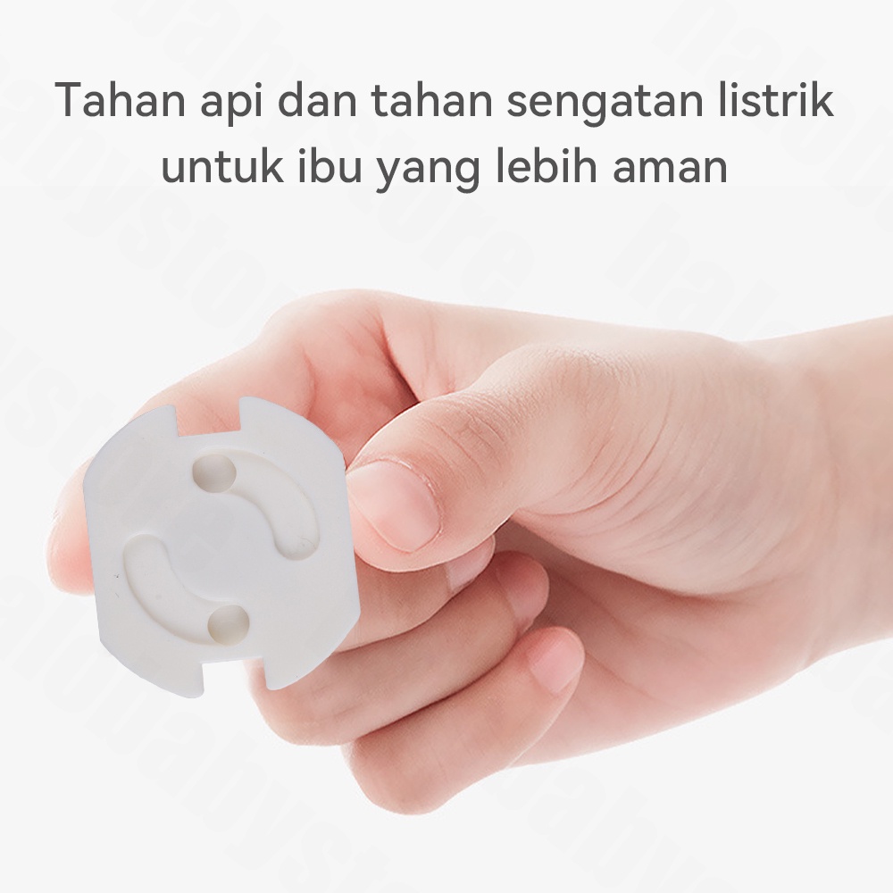 Halo Baby penutup colokan listrik Bayi/tutup stop kontak listrik Baby Safety Socket Cover Pelindung Bayi