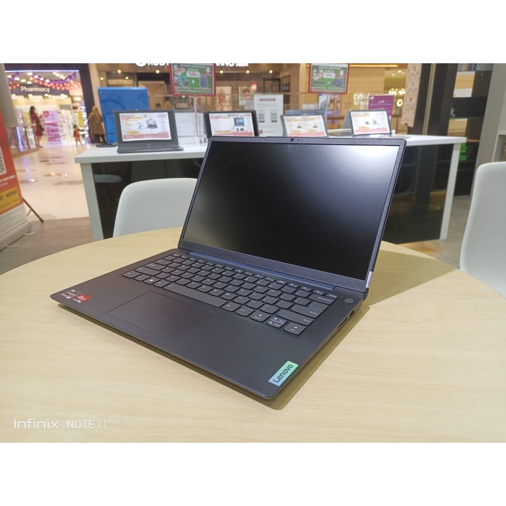 Laptop New Slim Lenovo Ideapad Slim 3 14 RYZEN 7 5700U 8GB 512GB RADEON 14FHD Backlite Fingerprint Windows 11 Abyss Blue