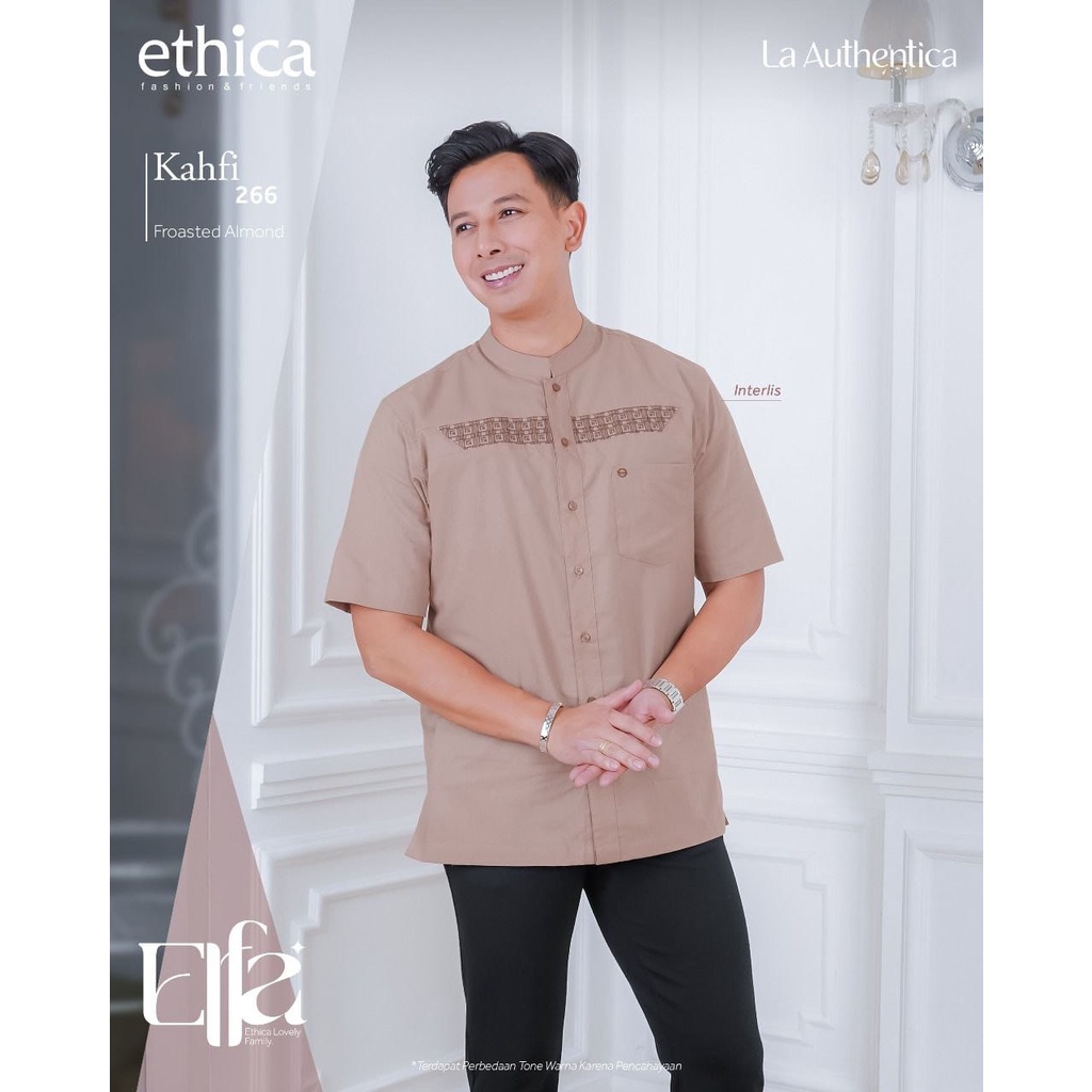 Sarimbit Ethica Elfa 280 Froasted Almond / Kahfi 266 - Kahfi kids 190 - Kagumi 280 - Kagumi kids 134 / Fashion Muslim Gamis Koko Couple Sarimbit Terbaru 2023 Eticha