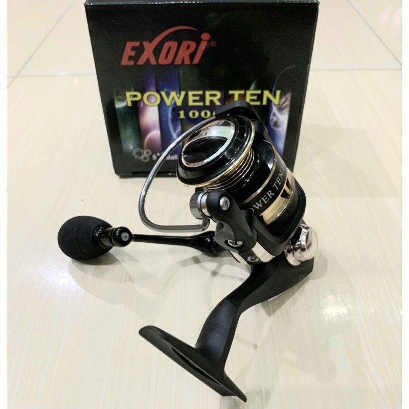Jual REEL PANCING EXORI POWER TEN 1000. Katrol Pancing Udang Ikan
