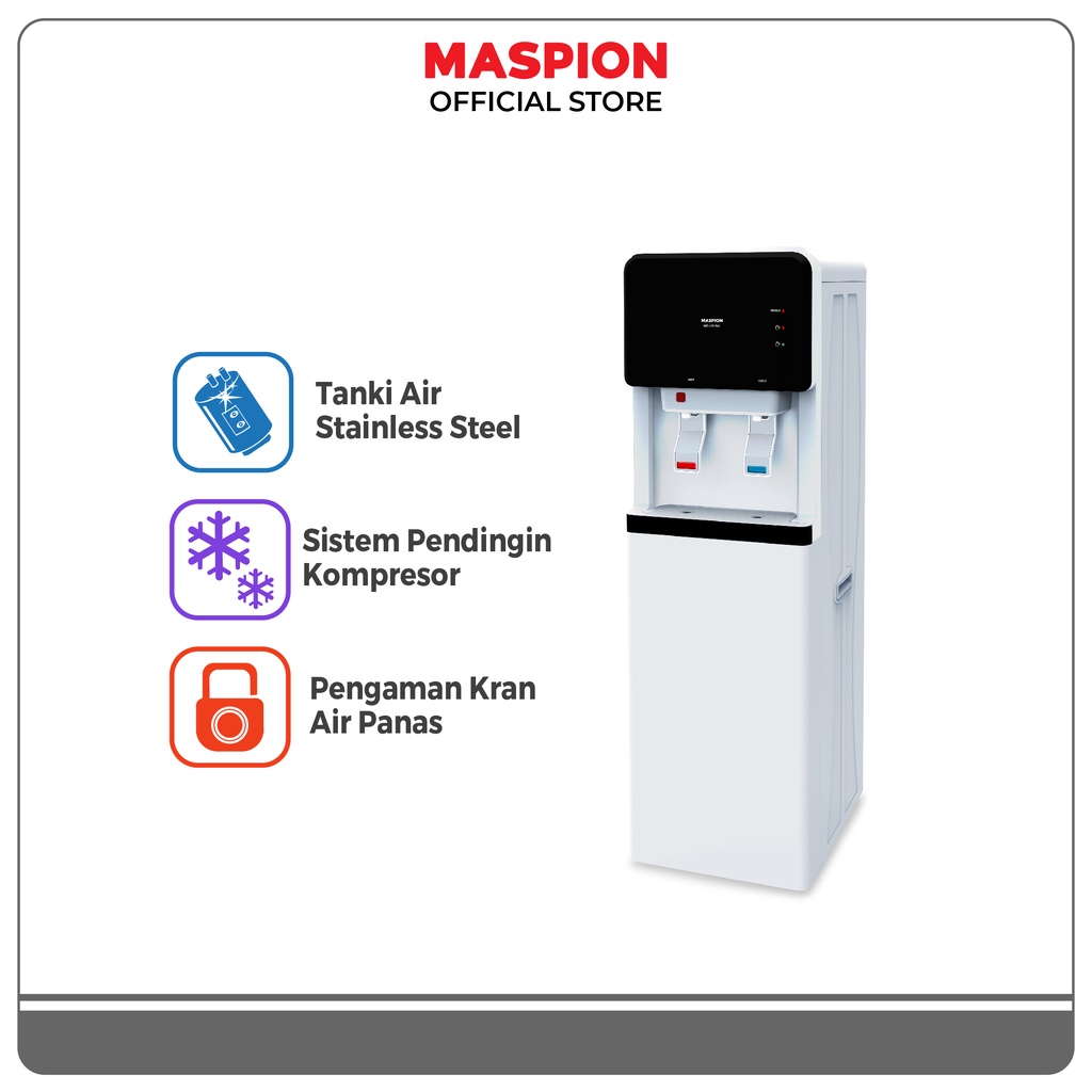 Maspion Standing Dispenser Hot and Cold MD-115 PAS