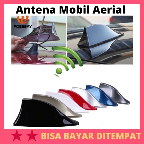 Antena Mobil Aerial Shark Fin / Antena Fm Radio Mobil Sirip Hiu Avanza Calya Brio Apv Datsun Bmw Ert