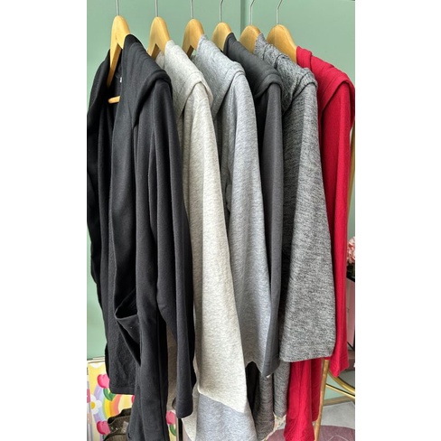 Hm** long cardigan hoodie