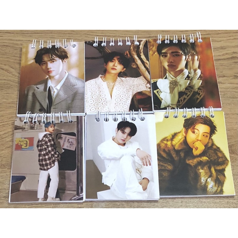 Mini notebook kpop (nct exo bts enhypen seventeen treasure)