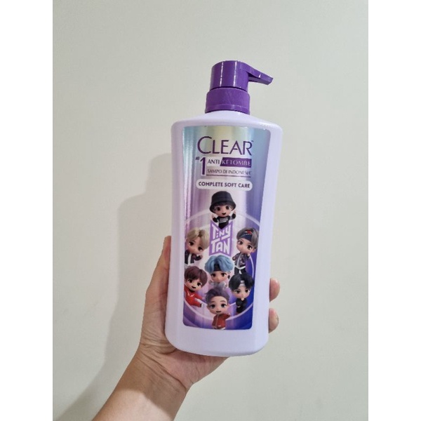 CLEAR shampoo shampo anti ketombe complete soft care Tiny Tan BTS 660ml
