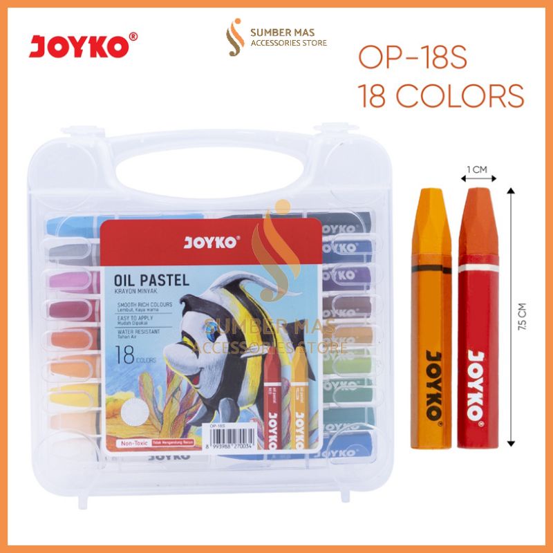 

OIL PASTEL/CRAYON JOYKO 18 WARNA |315 80-18