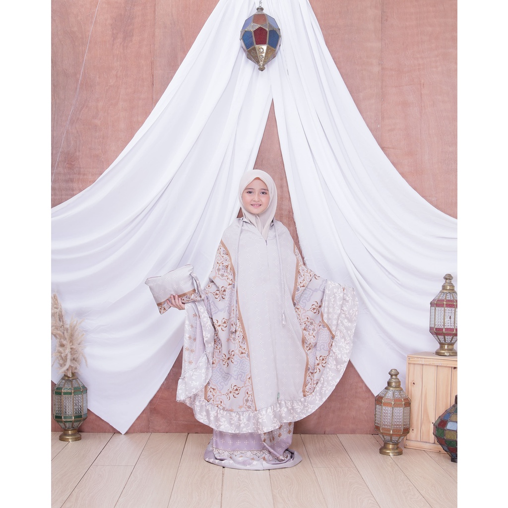 Mukena Anak sultan diory satin silk