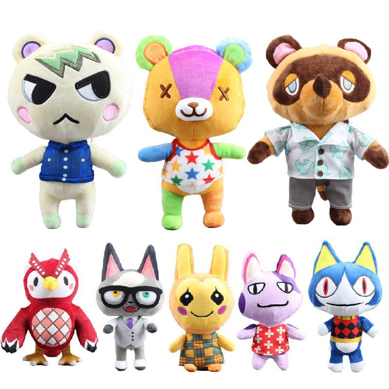 30cm /11.8in Animal Crossing Plush Toy Jahitan Boneka Bob Marshal Celeste