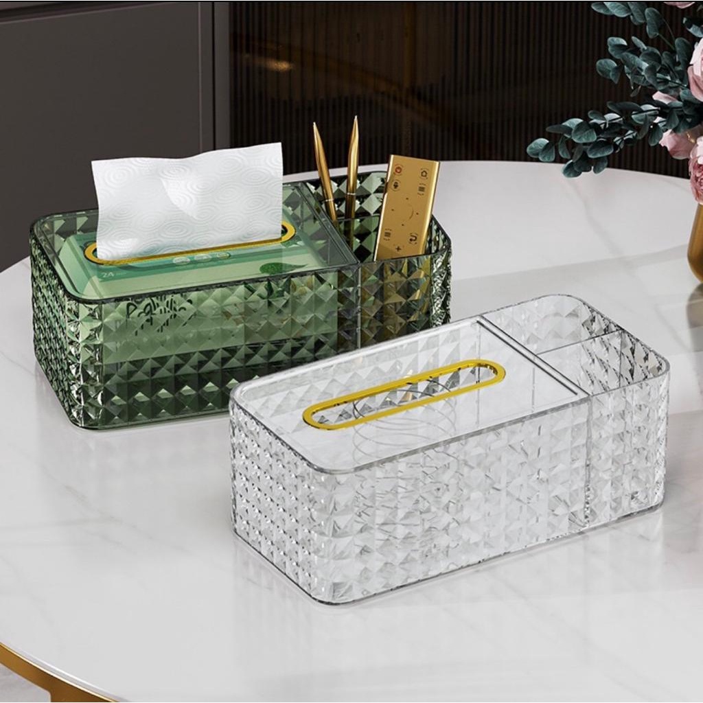 Tempat Tissue Transparant / Kotak Tissue Minimalis