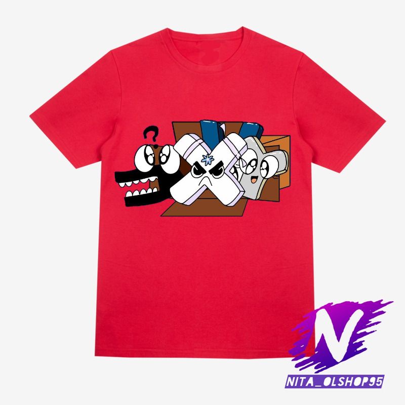 baju alphabet lore roblox minecraft kaos anak