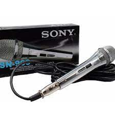 MICROPHONE KABEL SONY SN-909 SN909 DYNAMIC MIC SUARA BAGUS