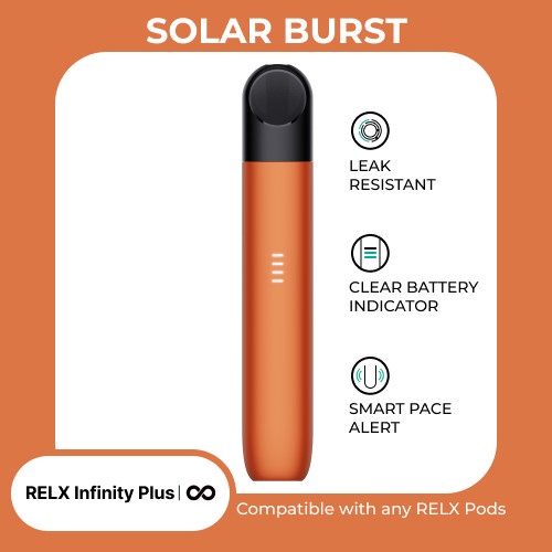 RELX Infinity Plus Device - Solar Burst (Orange)