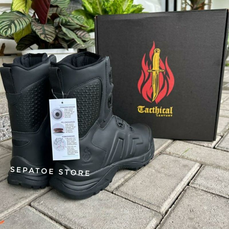 SEPATU PDL TNI POLRI TALI PUTAR TACTICAL CENTURY KULIT ASLI SEPATU PDL TALI PUTAR TACTICAL