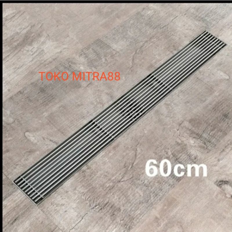 Flor drain abu abu 60 cm flor drain kamar mandi panjang