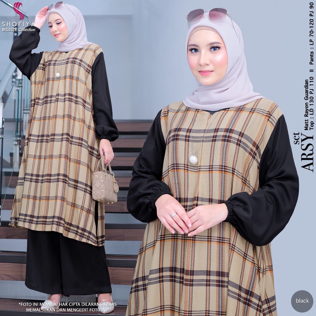 Baju Wanita | Setelan | Arsy Set | Araya Jumbo Set