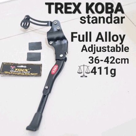 STANDAR SEPEDA MTB MERK TREX KOBA BISA 26 27.5 INCH FEDERAL DLL KICKSTAND STAND SAMPING BIKE KICK STAND