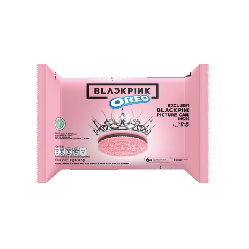 

JASTIP OREO BLACKPINK COOKIE MULTIPACK 6PCS, 171G [LIMITED EDITION]