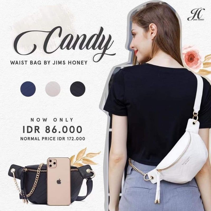 JIMS HONEY - CANDY WAIST BAG Tas Selempang Tas Wanita