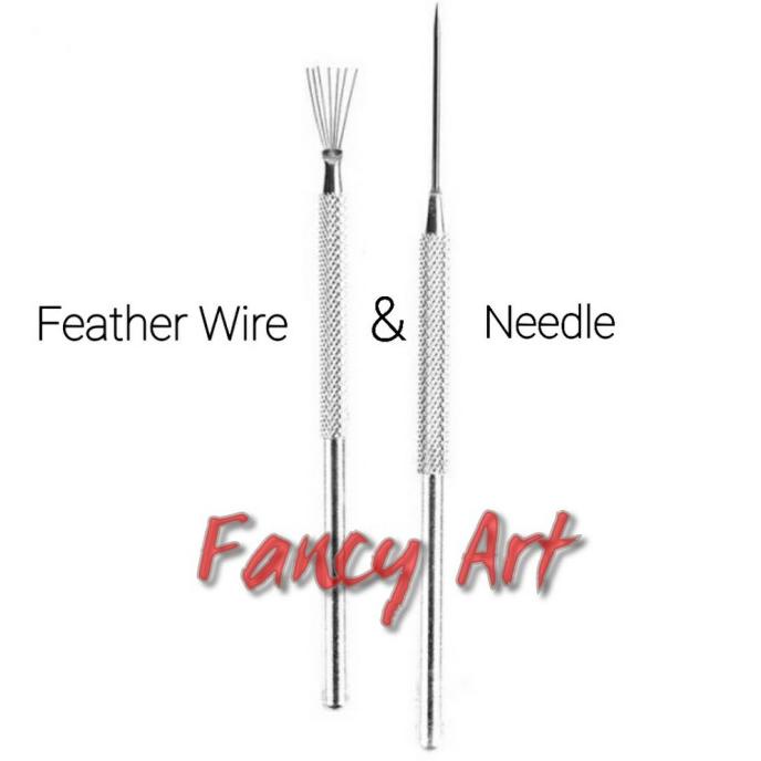 

Feather Wire & Needle Texture Brush Pottery Ceramic Polymer Clay Tools