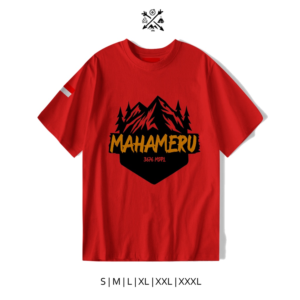kaos pendaki gunung mahameru semeru