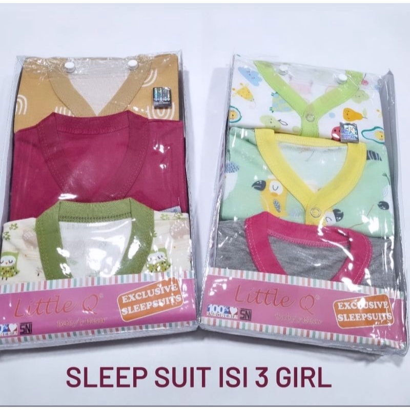 Little Queen Sleepsuit isi 3 pcs / pack