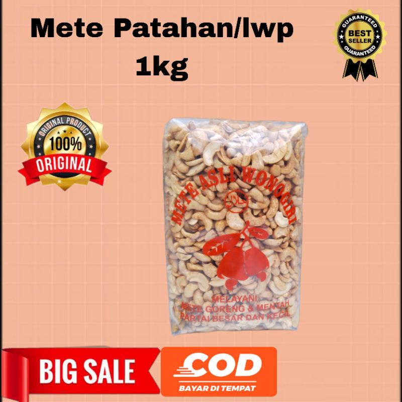 

PROMO!!!! Kacang Mete/Mede Asli Wonogiri Menir/Pecah MATANG 1KG