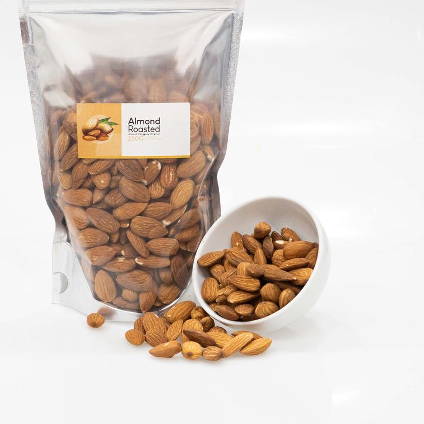 

Promo[HJ]-Roasted Almond Kupas 500 gr | Kacang Almond Kupas Panggang Original