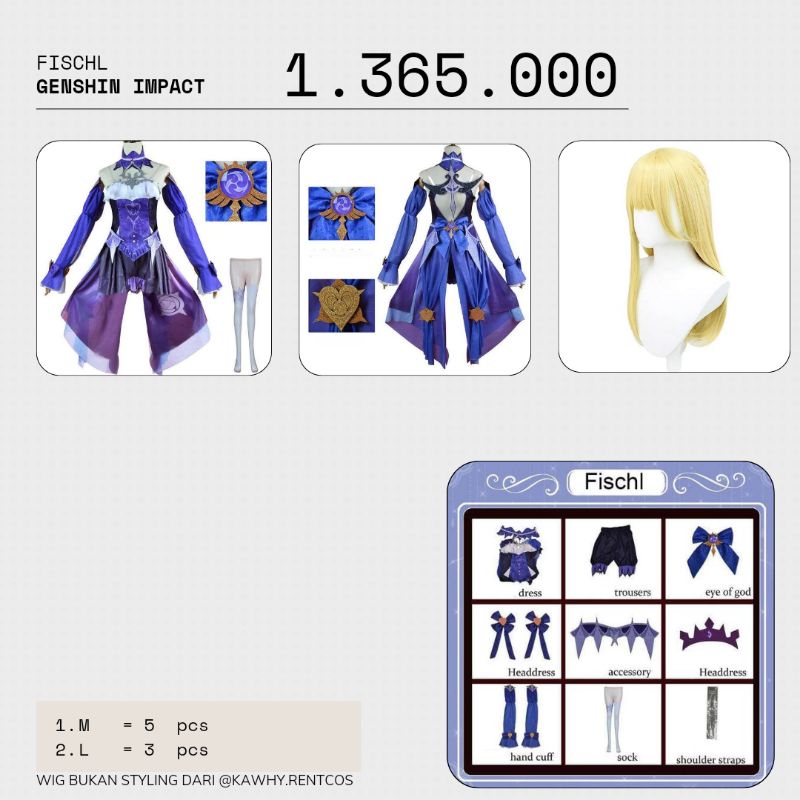 FISCHL COSPLAY-GENSHIN IMPACT