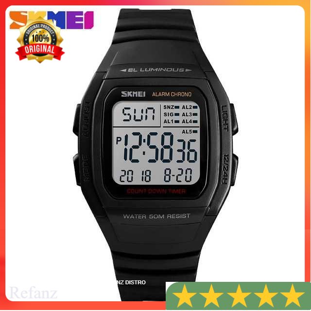 Jam Tangan Digital Pria Original SKMEI Water Resistant 50m- 1278