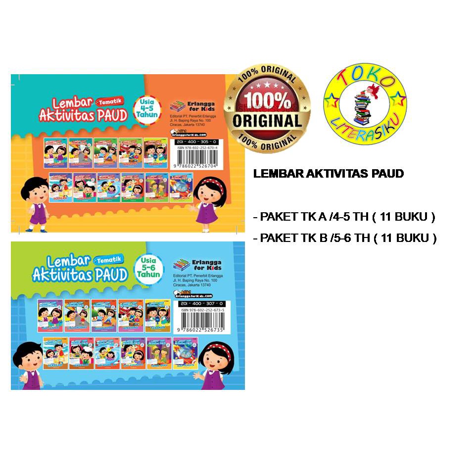 BUKU ERLANGGA-LEMBAR AKTIVITAS PAUD