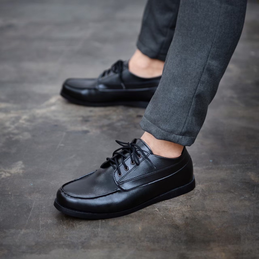 ARSEN BLACK BROWN CASUAL - SepatuFormal Pantofel pria Resmi Formal Hitam Coklat Kasual Kantor Kuliah Pesta Kondangan Gereja Kerja PNS Guru JY7001