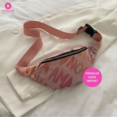 HANABI-tas waistbag GHEA tas monogram tas jalanjalan tas import