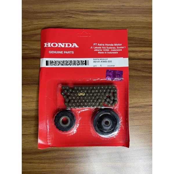RANTAI KETENG SET KERING KAMPRAT MOTOR HONDA BLADE REVO 110 KWB