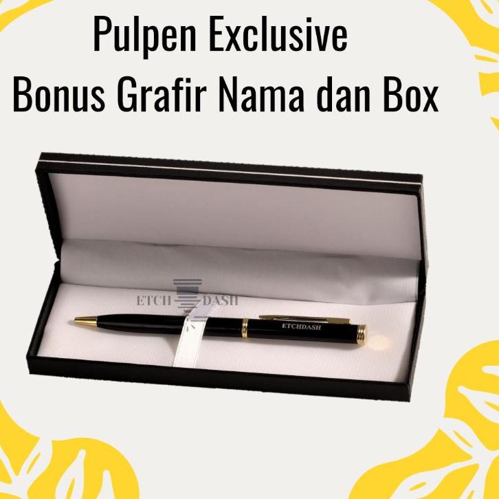 

BISA ✨COD✨ Pulpen Eksklusif Free Grafir Nama/Logo + Box | Pulpen Custom | Souvenir Pulpen - Pulpen Promosi gas !!