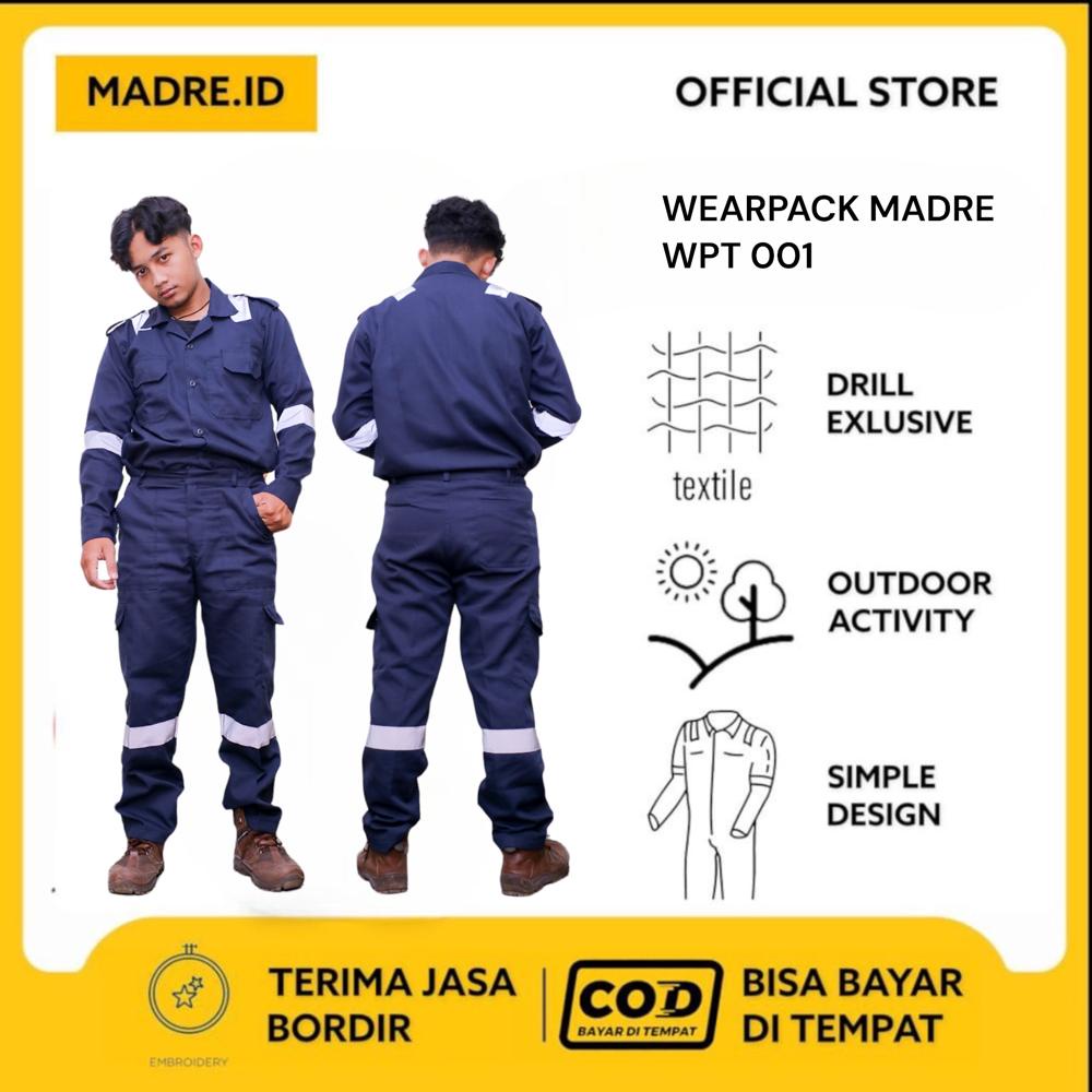 Wearpack Safety / Baju Kerja / Seragam Kerja / Coverall Proyek