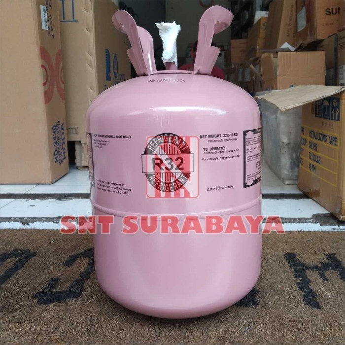 Freon Refrigerant R32, Freon pendingin R32 10Kg , Freon surabaya