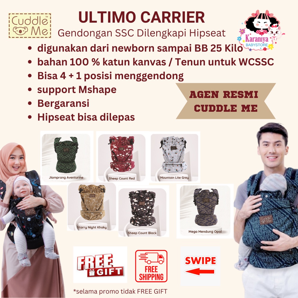 Ultimo Cuddle Me Gendongan bayi Cuddle Me SSC