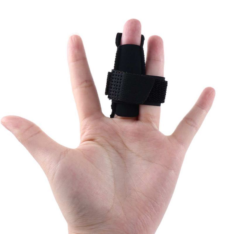 Finger Protector Band Pelindung Jari Basket Double Finger Support Pelindung Jari Tangan Olahraga Basket