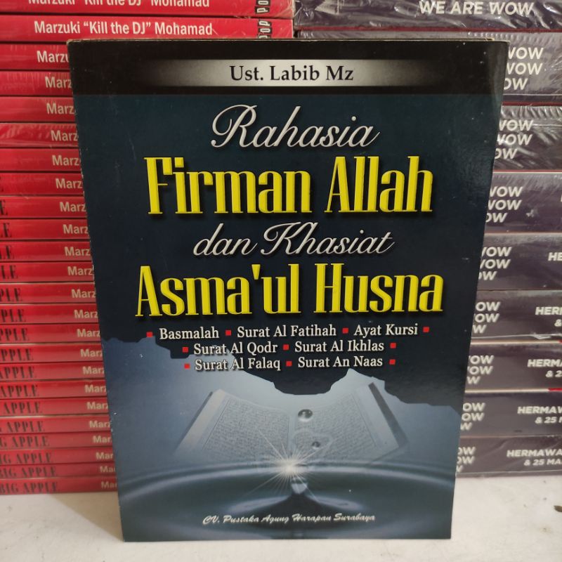 BUKU MURAH ORIGINAL : RAHASIA FIRMAN ALLAH DAN KHASIAT ASMA'UL HUSNA