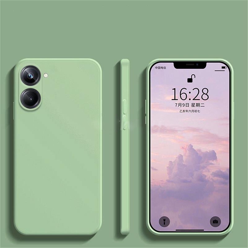 Soft Case Realme 10 4G Realme 10 Pro Realme 10 Pro Plus Liquid Silikon Slim Skin Candy Macaron Bludru