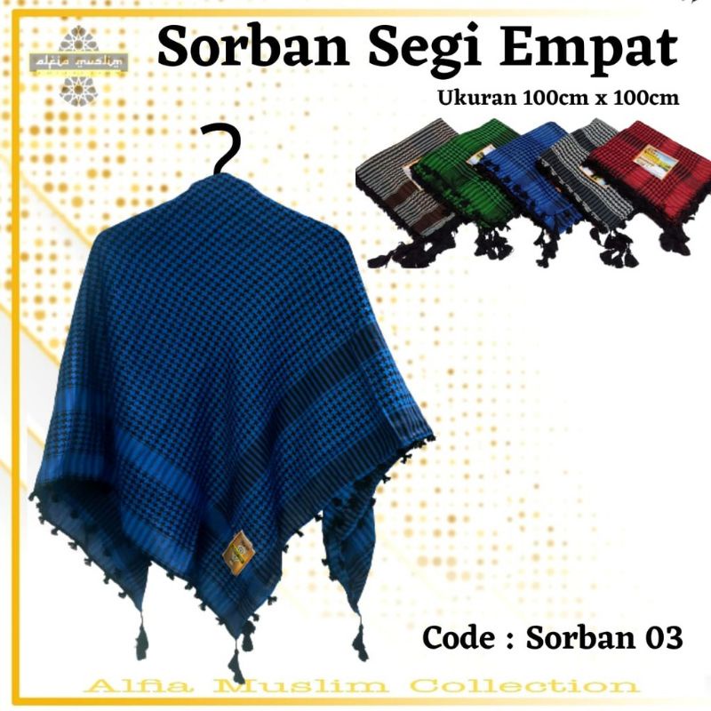 Sorban Segi Empat Sorban Motif Rombe Sorban Haji