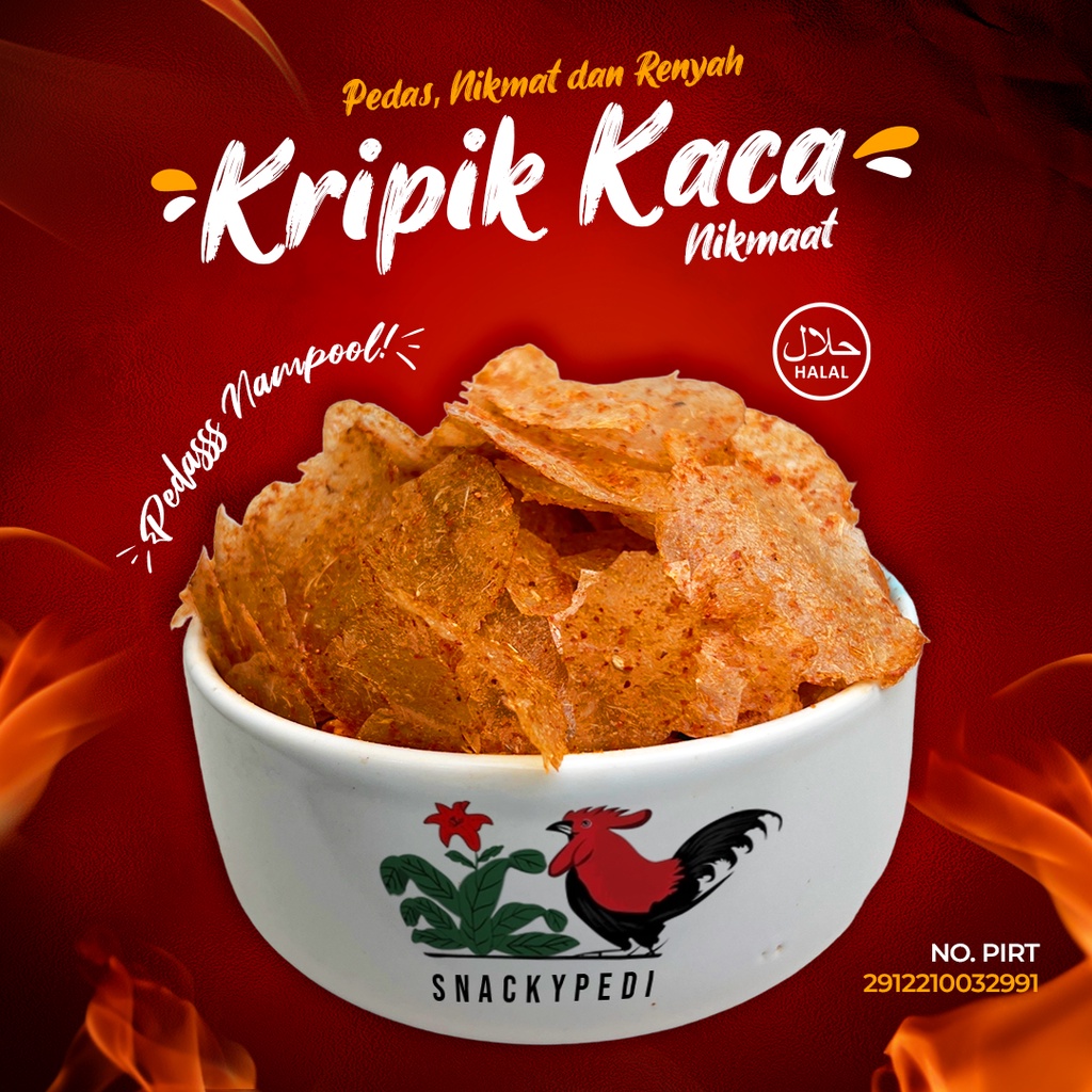 

KRIPIK KACA DAUN JERUK PEDAS ISI 100gram-500gram KRIPIK KACA PEDAS CABE ASLI