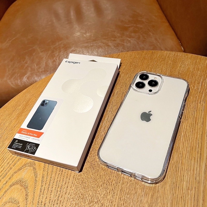 SPIGEN Neo Hybrid Crystal Clear Iphone 11 12 13 14 pro max Case Cover Casing Transparan Bening