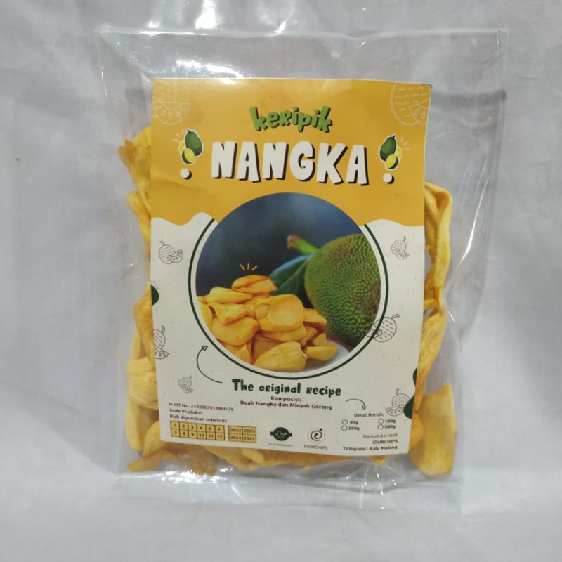 

Keripik Buah Nangka Manis Kemasan 100 gr Standart