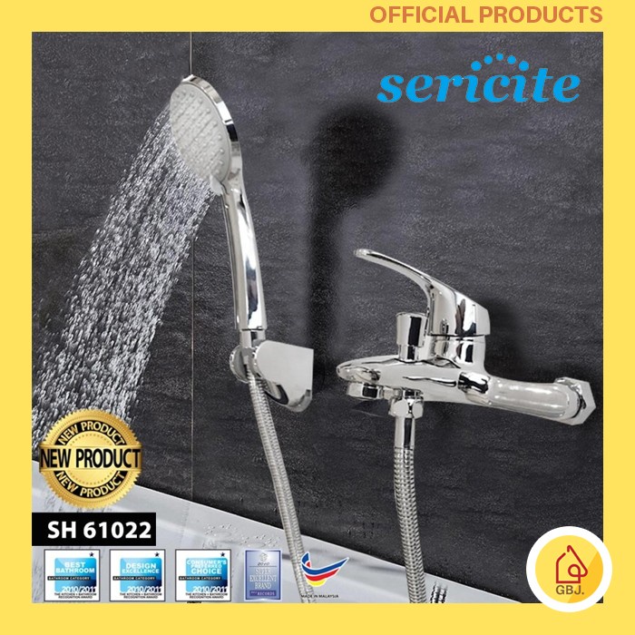 SHOWER SET DAN KERAN MIXER SERICITE / KERAN AIR / SHOWER PANAS DINGIN