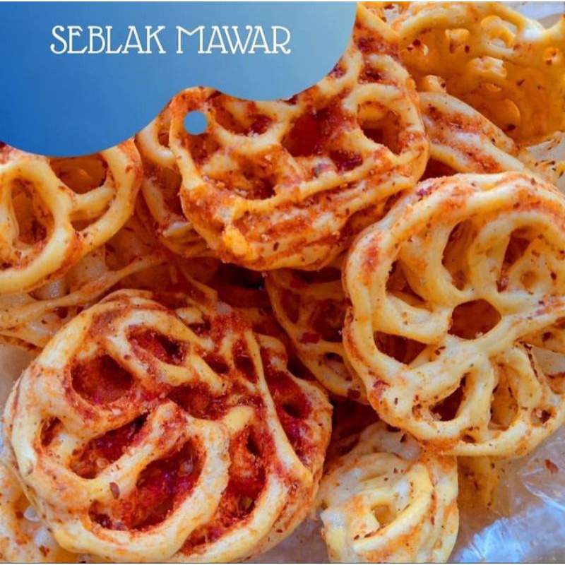 

krupuk seblak mawar pedas super kiloan Ori termurah free ongkir kediri bisa cod