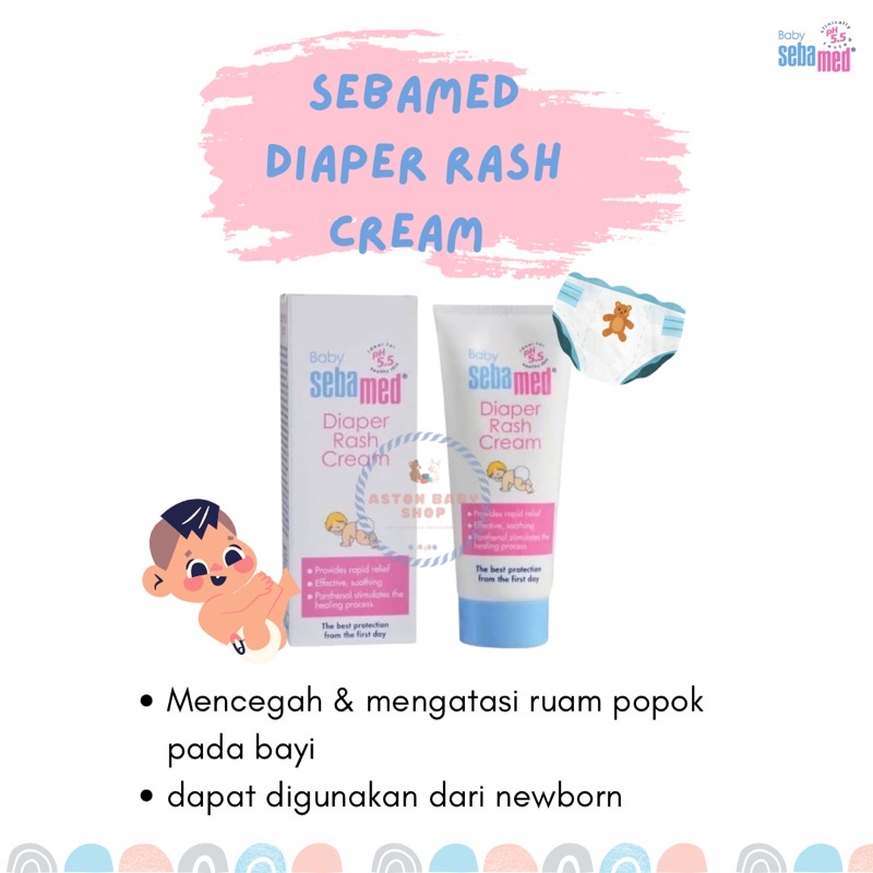 Sebamed Baby Diapers Rash Cream 100 ml Krim Ruam Popok Bayi