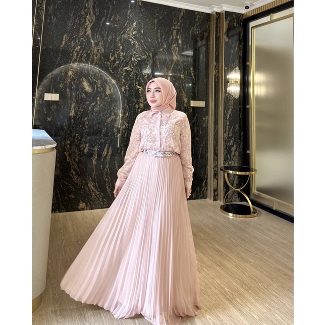 SET ROK KEMEJA PREMIUM BY SHELLASAUKIA ORIGINAL