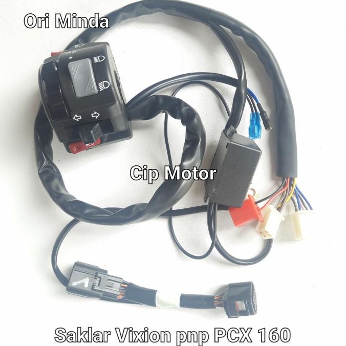 Saklar VIXION pnp PCX 160 original Minda Saklar Lampu PCX 160